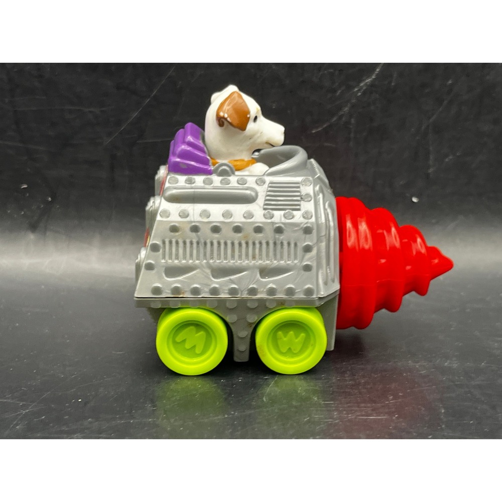 Vtg 1996 Wishbone Journey‎ to Center of Earth Dog Drill Vehicle Toy Wendy's